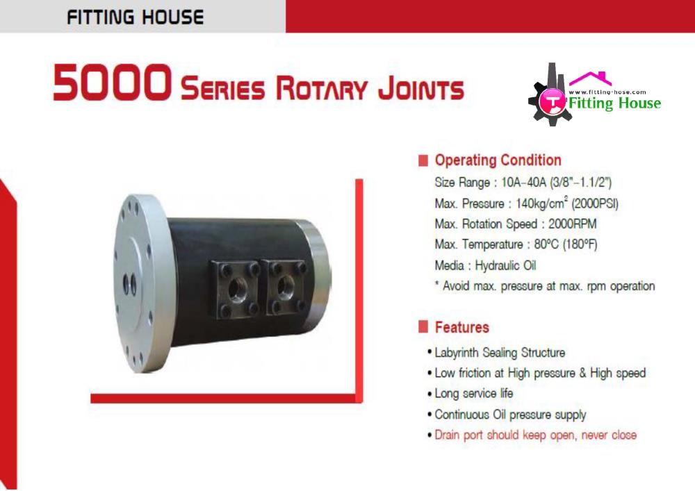 ROTARY JOINT 5000 SERIES,หัวฉีดน้ำ, หัวฉีดน้ำลดฝุ่น, ขจัดสารมลพิษ,Silvent,Industrial Services/Advertising