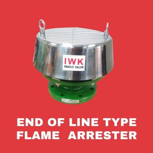 End of Line type Flame Arrestor,end of line flame arrestor,inline flame arrestor,breather valve with flame arrester,ป้องกันไฟย้อนกลับ,iwako,Pumps, Valves and Accessories/Valves/Safety Valve
