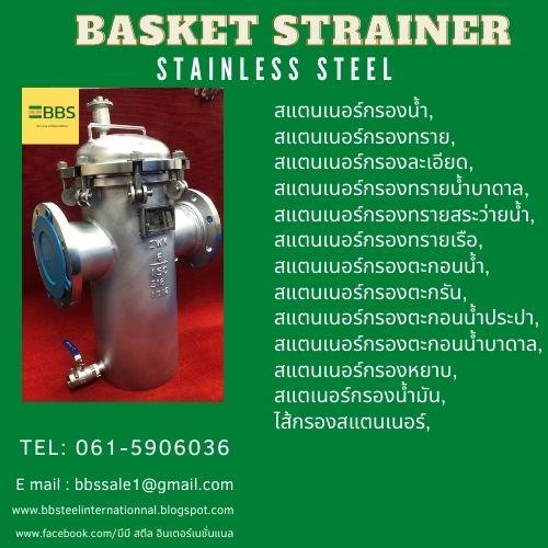 Stainless Steel Basket Strainer