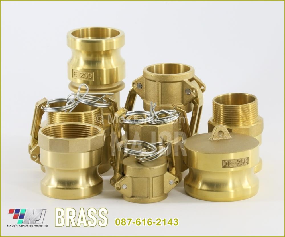 Camlock : BRASS ทองเหลือง,ฺBrass Camlock , Camlock Quick Coupling , แค้มล็อคทองเหลือง , ข้อต่อสวมเร็ว,087-616-2143,Hardware and Consumable/Pipe Fittings