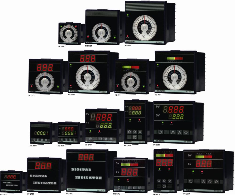 MC-3 Series Temperature Controllers,MC-3 ,  Temperature Controller ,Maxthermo,Instruments and Controls/Controllers