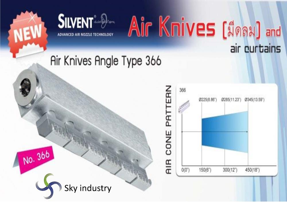 Air knives Nozzles No.366,nozzle, aircurtains, airknives ,silvent,Industrial Services/Advertising