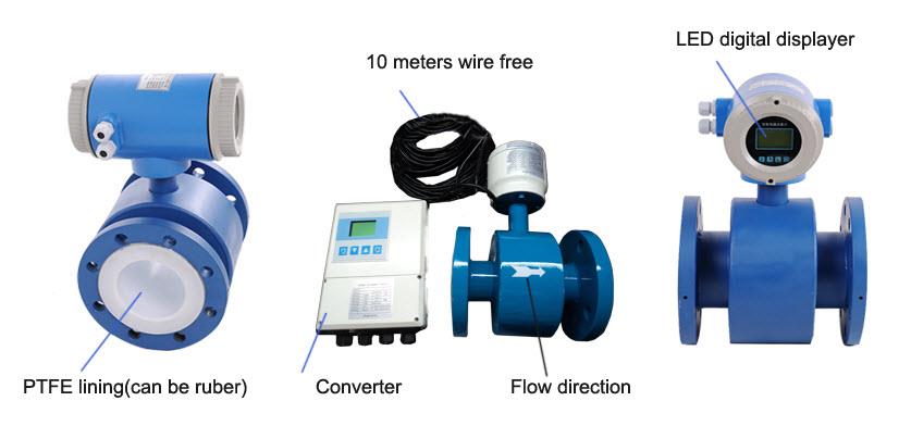 Electromagnetic Flow meter เครื่องวัดการไหลสนามแม่เหล็กแบบแยกส่วน