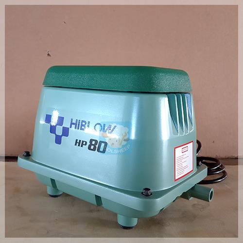 ปั๊มลม HIBLOW (ไฮโบว์) รุ่น HP80,เครื่องเติมอากาศ, air pump, ปั๊มลม,HIBLOW,Pumps, Valves and Accessories/Pumps/Air Pumps