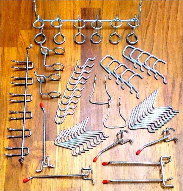  Pegboard Tools Hooks แผ่นกระดานเพ็กบอร์ด ฮุกตะขอขาแขวนเก็บอุปกรณ์แผงเครื่องมือช่าง #Metal/Wooden PegboardSheet #Accesories Hooks #ฮุกตะขอลวดขาแขวนเพ็คบอร์ด #โรงงานผลิตแผ่นกระดานเพ็กบอร์ด #ราคาขายที่แขวนเครื่องมือช่างเป๊คบอร์ด 