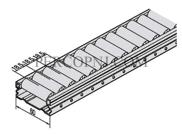 60"Type Placon Flat Roll SPGI  (White) PE Roller SPCC  4M.,placon Type 60,,Industrial Services/Warehousing