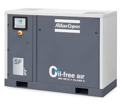 Oil Free Scroll Air Compressor,Oil-Free Screw Air Compressor,"Atlas Copco",Pumps, Valves and Accessories/Maintenance Supplies