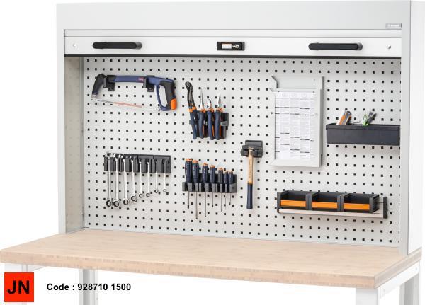 Cabinet with roller shutter 