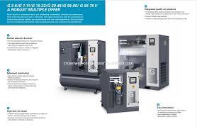 "Atlas Copco" Oil Injected Screw Air Compressor "G" Series,Oil-Injected Screw Air Compressor,"Atlas Copco",Pumps, Valves and Accessories/Maintenance Supplies