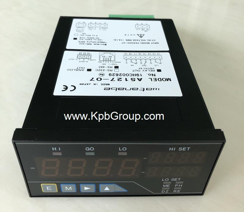 WATANABE AC Voltmeter A5127-07,A5127-07, WATANABE, Panel Meter, Digital Panel Meter, AC Voltmeter ,WATANABE,Instruments and Controls/Meters