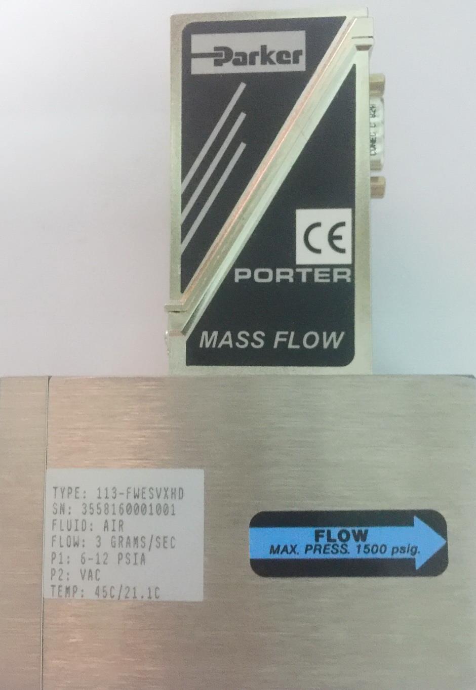 Porter 113 Mass Flow,Mass Flow , Flow Meter , Porter , 113 , Varible Area flow meter ,,Porter,Instruments and Controls/Flow Meters