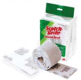 Scotch-Brite 3M No.98 Light Suty Cleaning Pad แผ่นใยขัดสีขาว (แบบบาง),แผ่นใยขัดสีขาว,3M,Plant and Facility Equipment/Cleaning Equipment and Supplies/Cleaners