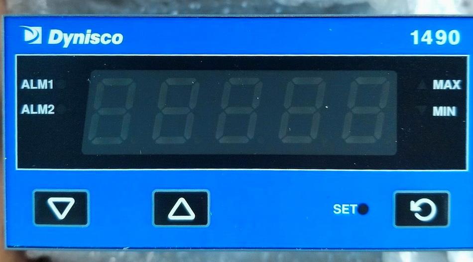 Dynisco 1490 Panel Indicator,Temperature Controller  , Indicator Controller , Controller ,Dynisco , 1490 , Digital Controller ,Mid-Level Temperature Controller, Panel Indicator,Dynisco,Instruments and Controls/Displays