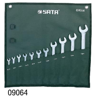 SATA ชุดประแจรวม 11 ชิ้น,ประแจแหวนข้างปากตาย,SATA,Tool and Tooling/Hand Tools/Wrenches & Spanners