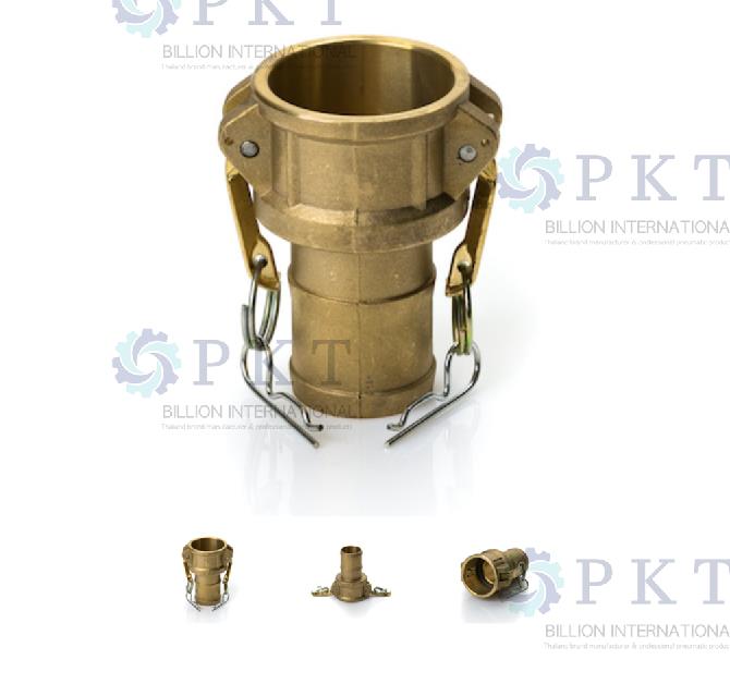 PKT - CAMLOCK TYPE C (Mat.Brass), ข้อต่อสวมเร็ว วัสดุทองเหลือง,ผลิตและจำหน่ายข้อต่อสวมเร็ว CAMLOCK TYPE C (Mat.Brass), ข้อต่อสวมเร็ว วัสดุทองเหลือง,PKT Billion Int.,Construction and Decoration/Pipe and Fittings/Pipe & Fitting Accessories