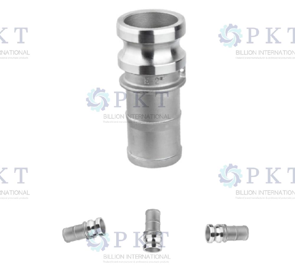 PKT - CAMLOCK TYPE E (Mat.SUS304, SUS316), ข้อต่อสวมเร็ว วัสดุสแตนเลส 304, 316,ผลิตและจำหน่ายข้อต่อสวมเร็ว PKT - CAMLOCK TYPE E (Mat.SUS304, SUS316), ข้อต่อสวมเร็ว วัสดุสแตนเลส 304, 316,PKT Billion Int.,Construction and Decoration/Pipe and Fittings/Pipe & Fitting Accessories