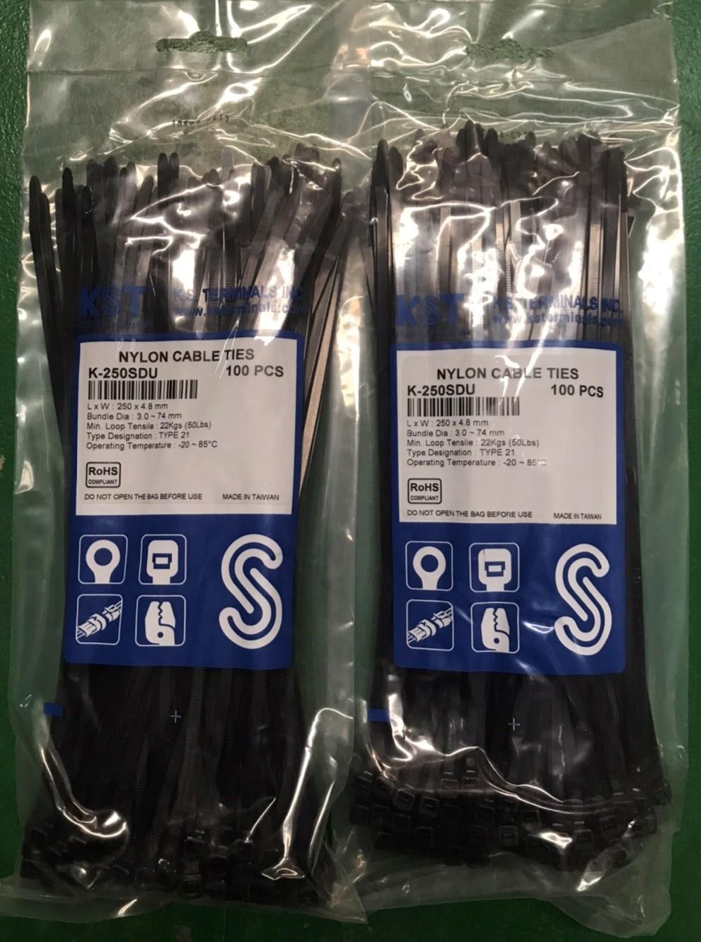 CABLE TIES UV K-250SDU 10",CABLE TIES UV,KST,Materials Handling/Cable Ties