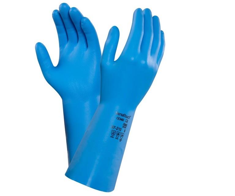 ถุงมือไนไตร Ansell VersaTouch 37-210,ถุงมือไนไตรสีฟ้า,Ansell,Plant and Facility Equipment/Safety Equipment/Gloves & Hand Protection