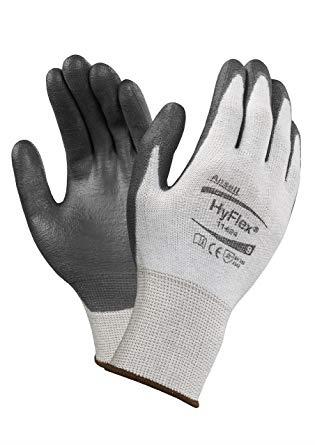 ถุงมือถักเส้นใย Dynema เคลือบ PU Ansell Hyflex 11-624,ถุงมือเคลือบ PU,Ansell,Plant and Facility Equipment/Safety Equipment/Gloves & Hand Protection