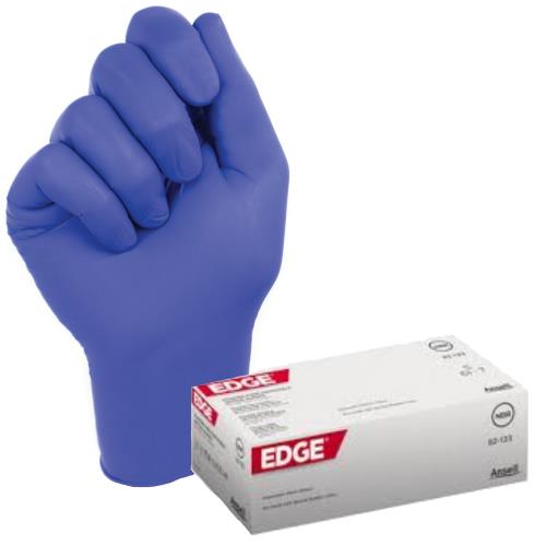 ถุงมือไนไตร Ansell EDGE 82-133,ถุงมือไนไตรสีฟ้า,Ansell,Plant and Facility Equipment/Safety Equipment/Gloves & Hand Protection