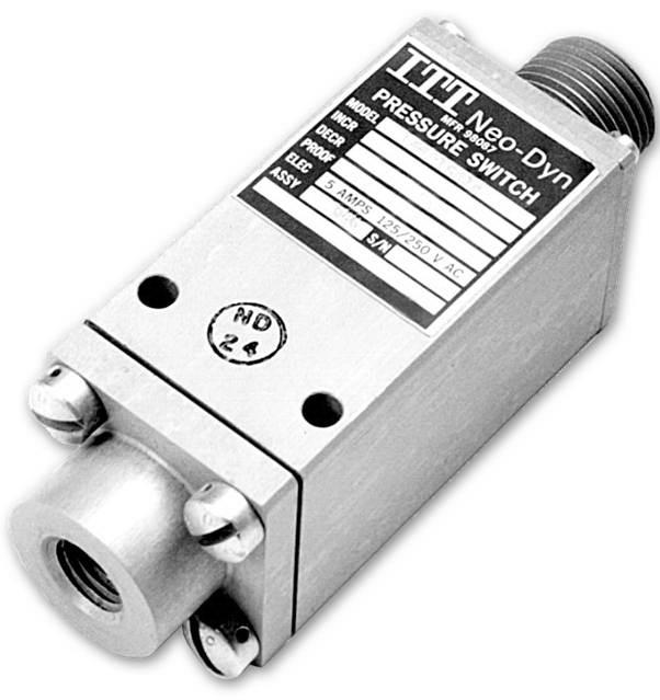 Pressure Switch ITT NEO-DYN 125P Series,Pressure Switch,NEO-DYN,Instruments and Controls/Instruments and Instrumentation