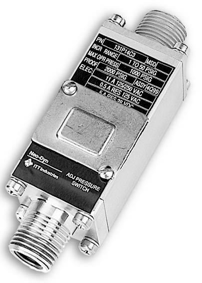 Pressure Switch ITT NEO-DYN 131P Series,Pressure Switch,NEO-DYN,Instruments and Controls/Instruments and Instrumentation