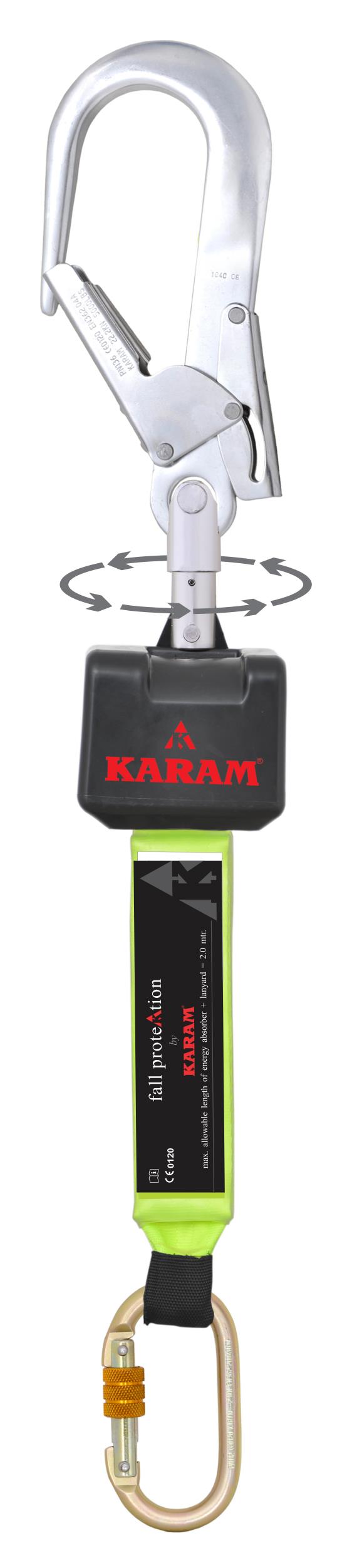 อุปกรณ์ป้องกันการตก Karam PN-2002(SW136),อุปกรณ์ป้องกันการตก,Karam,Plant and Facility Equipment/Safety Equipment/Fall Protection Equipment