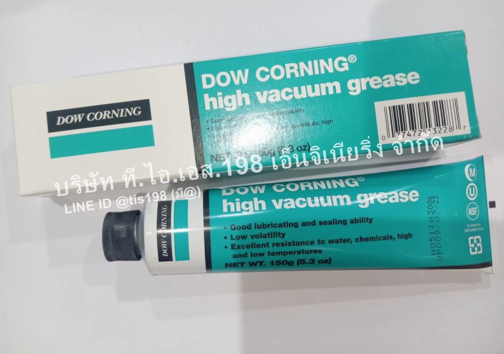 จารบี Dow Corning High-Vacuum Grease Clear 150 g Tube,จารบี Dow Corning จาระบี,Dow Corning,Machinery and Process Equipment/Machinery/Chemical