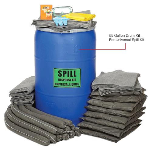 วัสดุดูดซับชนิดพร้อมใช้งาน Chemtex 55 Gallon Spill Kit SPK55B-U,วัสดุดูดซับชนิดพร้อมใช้งาน,Chemtex,Chemicals/Absorbents