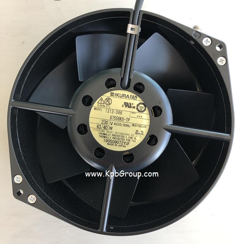 IKURA Electric Fan U7556KX-TP,1313-366, U7556KX-TP, IKURA, Electric Fan, Cooling Fan, Axial Fan, Industrial Fan, Ventilation Fan ,IKURA,Machinery and Process Equipment/Industrial Fan