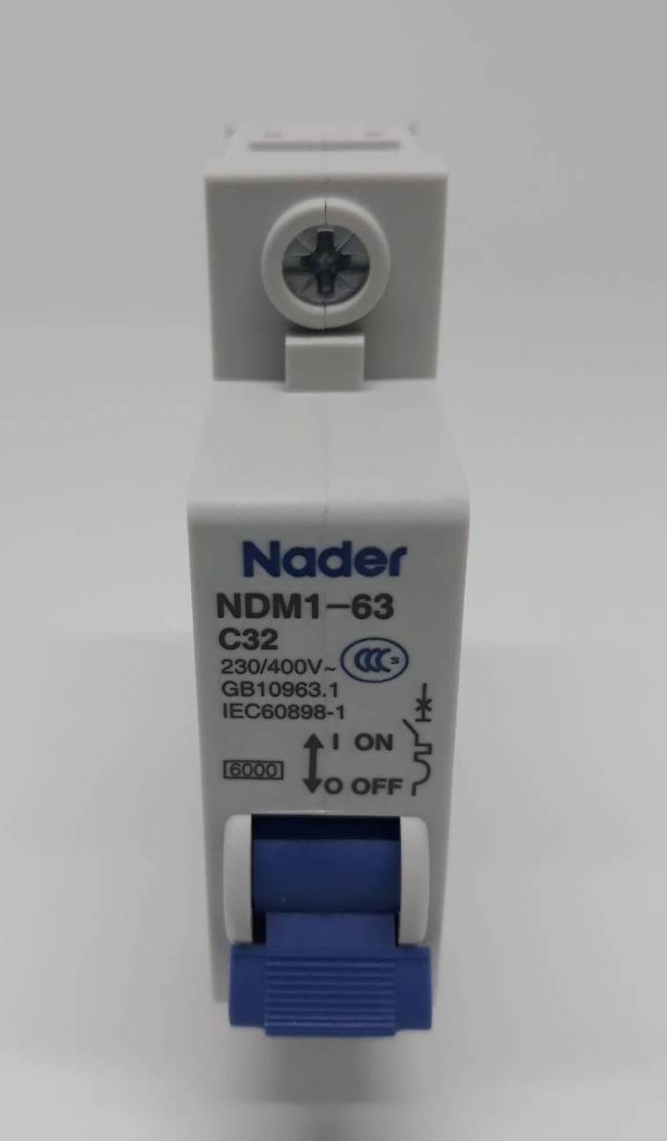 Breaker NADER 1P 32A 6kA,Circuit breaker,GSEC,Automation and Electronics/Electronic Components/Circuits