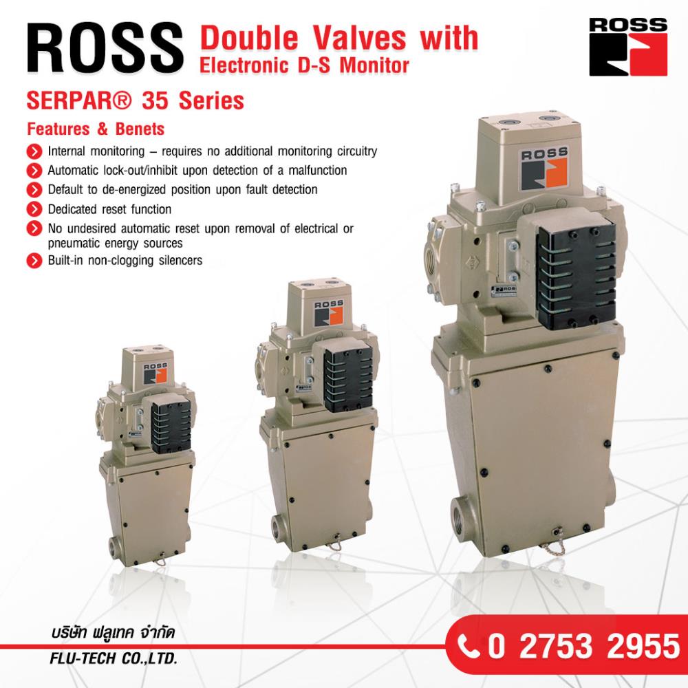 ROSS Double Valves with Electronic D-S Monitor,DM2DNA66A41, Double Valves, Brake Control, Press Control, DM2 Series D, Ross, Electronic D-S Monitor,ROSS,Pumps, Valves and Accessories/Valves/Control Valves
