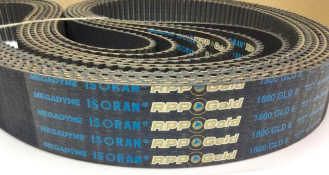 MEGADYNE 1800-GLD8 ISORAN RPP-GOLD timing belt ,ISORAN ,Megadyne,Machinery and Process Equipment/Belts and Belting