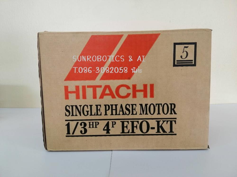 HITACHI มอเตอร์ไฟฟ้า KT 220v 1/3hp 