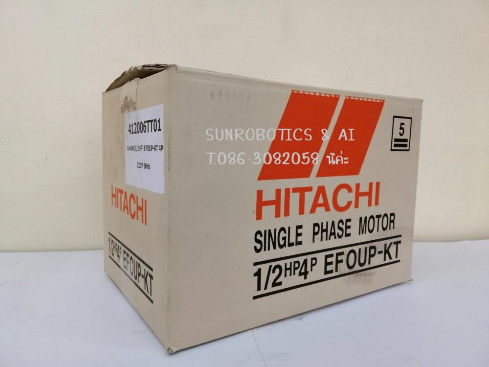 HITACHI มอเตอร์ไฟฟ้า KT 220v 1/2hp 