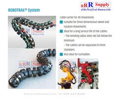ROBOTRAX System, Cahin,Cable Drag Chain, โซ่ร้อยสายไฟโรบอท,Cable Carrier,สายไฟโรบอท,ROBOFLEX,,Automation and Electronics/Automation Systems/Factory Automation