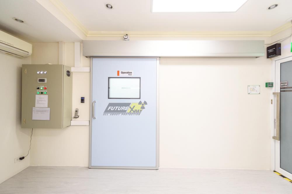 ประตูบานเลื่อนกรุตะกั่ว Semi-Air Tight ป้องกันรังสีเอกซเรย์,ประตูกันรังสี ,ประตูห้องเอกซเรย์ , ประตูป้องกันรังสีเอ็กซเรย์ , x-ray door, ประตู semi air tight,Future-Xray,Plant and Facility Equipment/Building Products/Doors