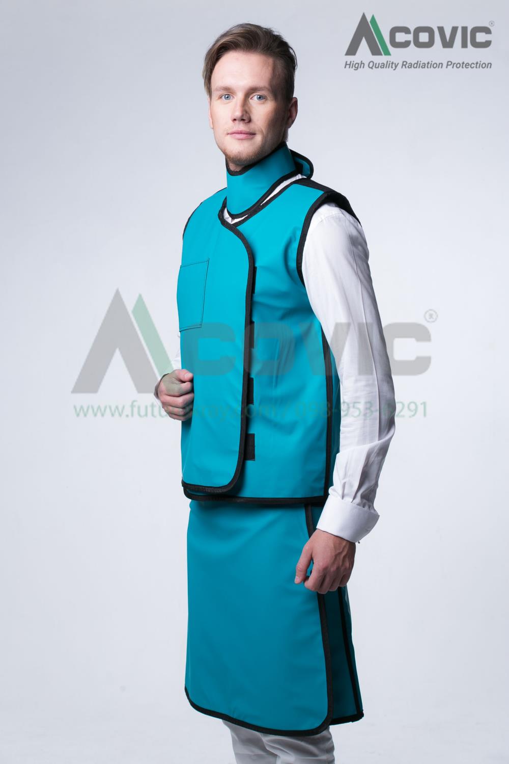 ชุด Vest & Skirt ป้องกันกันรังสี x-ray 0.5 mmPb,เสื้อกันรังสี,เสื้อตะกั่ว, lead aporn , เสื้อตะกั่วกันรังสี x-ray , ชุดกันรังสี x-ray , x-ray protective apron,ACOVIC,Plant and Facility Equipment/Safety Equipment/Protective Clothing