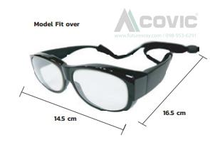 แว่นตากันรังสีเอกซเรย์ Fit Over ( X-RAY Protective Lead Glasses ) 0.5 mmPb,แว่นตาป้องกันรังสีเอกซเรย์ , protective eyewear , x-ray protective glasses,ACOVIC,Plant and Facility Equipment/Safety Equipment/Eye Protection Equipment