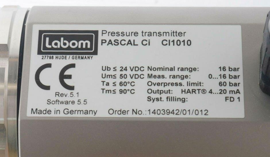 Labom CICL Pressure Transmitter