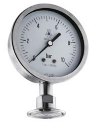 Sanitary Pressure Gauge Model SP2AE,Sanitary Pressure Gauge,,Instruments and Controls/Gauges