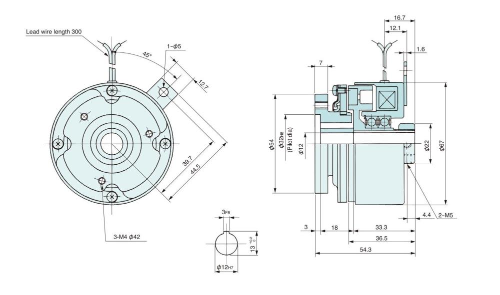 SINFONIA (SHINKO) Electromagnetic Clutch SF-250/BMG,SF-250/BMG, SINFONIA, SHINKO, Electromagnetic Clutch, Electric Clucth, Magnetic Clutch, Warner Chutch ,SINFONIA,Machinery and Process Equipment/Brakes and Clutches/Clutch