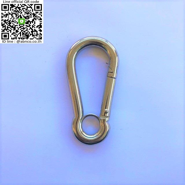 SNAP HOOK WITH EYE-12MM. SUS316 SF2450X 2245-0210,snap hook, hook,,Hardware and Consumable/Fasteners