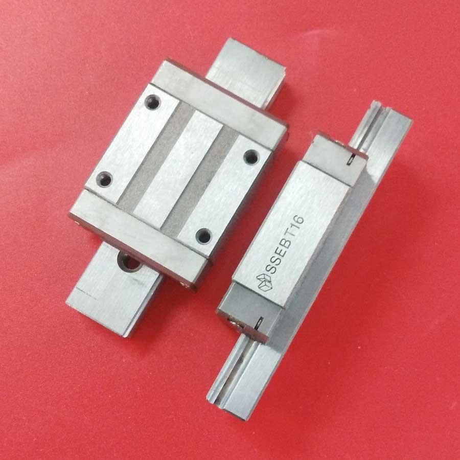 SSEBT16-110 - Miniature Linear Guides - Heat Resistant - Short / Standard / Long Blocks, Light Preload 