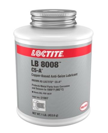 LOCTITE LB 8008 C5-A Copper-based Anti-Seize Lubricant,loctite,C5A,henkel,antiseize ,henkel ,LOCTITE,Sealants and Adhesives/Adhesives