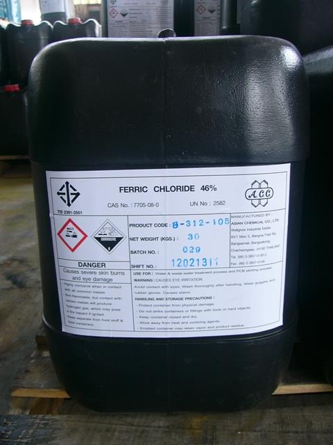Ferric Chloride 46%,Ferric Chloride,,Chemicals/General Chemicals