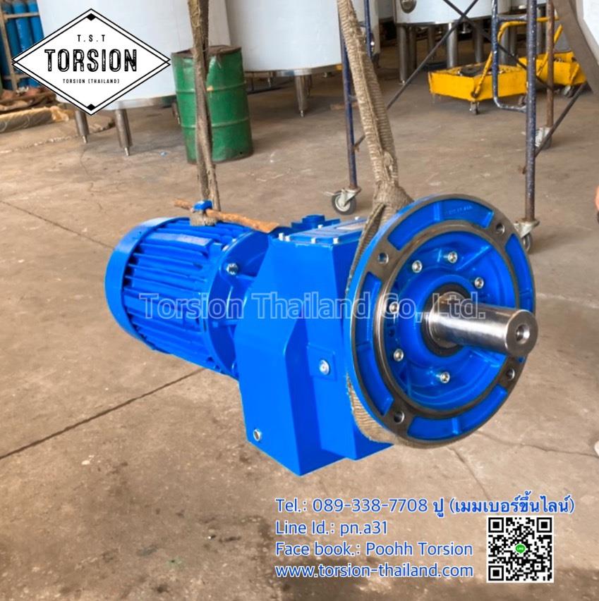 “HUMMER” (Italy) Helical gear motor Model : H-122FB Ratio : 16.92 (กันระเบิด),Helical gear motor , มอเตอร์เกียร์ , เกียร์ทดรอบ , มอเตอร์กันระเบิด , Explosion proof motor , TORSION , HUMMER , Gear , Gear reducer , มอเตอร์เกียร์ใบกวน,HUMMER,Machinery and Process Equipment/Gears/Gearmotors
