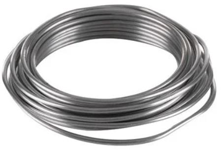 Aluminum wire, Diameter 4 mm  (5m/roll),Aluminum wire, Aluminum, ลวดอลูมิเนียม, ลวด,,Metals and Metal Products/Aluminum