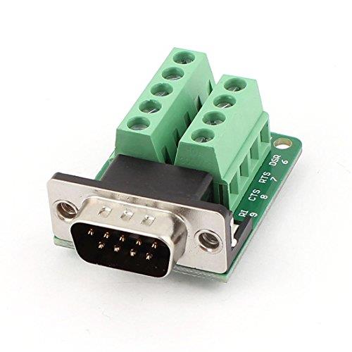Uxcell DB9 D-SUB 9 Pin Male Adapter RS232 to Terminal Connector Signal Module,Terminal Connector Signal Module,Uxcell,Electrical and Power Generation/Electrical Components/Electrical contact