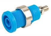 4mm Banana Jack Female Panel Mount Banana Socket Binding Post Adapter (Blue),Female Jack,,Electrical and Power Generation/Electrical Components/Electrical contact